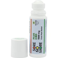Sore No More PLUS CBD Cool Pain Relief Gel, 3 oz Roll-On