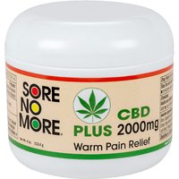 Sore No More PLUS CBD Warm Pain Relief Gel, 4 oz Jar