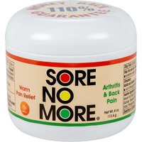 Sore No More Warm Pain Relief Gel, for Arthritis & Back Pain, 4 oz Jar