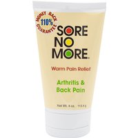 Sore No More Warm Pain Relief Gel, for Arthritis & Back Pain, 4 oz Tube