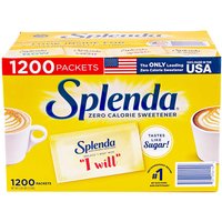 Splenda Zero Calorie Sweetener Individual Packets, 1 g x 1200 Packets