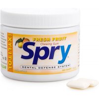 Spry Xylitol Chewing Gum - Fresh Fruit, 100 ct Jar, Xlear (Xclear)