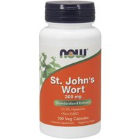 St. John's Wort 300 mg, 100 Veg Capsules, NOW Foods