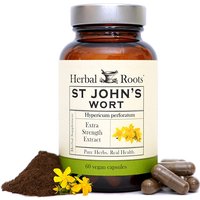 St. Johns Wort, 60 Vegan Capsules, Herbal Roots