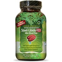 Steel Libido RED, Nitric-Oxide Boost, 75 Liquid Softgels, Irwin Naturals