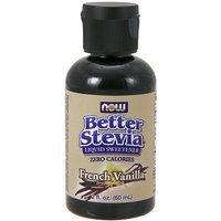 Better Stevia Liquid Sweetener - French Vanilla Flavor, 2 oz, NOW Foods