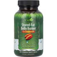 Stored-Fat Belly Burner, Plus CaloriBurn GP, 40 Liquid Soft-Gels, Irwin Naturals