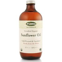 Sunflower Oil, Certified Organic, 8.5 oz, Flora Health
