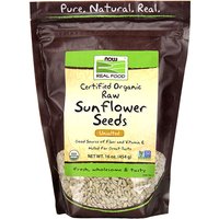 Organic Sunflower Seeds, Raw & Unsalted, 1 lb, NOW Foods