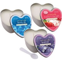 Suntouched 3-In-1 Heart Candle Lavender, 4 oz, Earthly Body