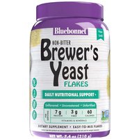 Super Earth Brewers Yeast Flakes, Non-Bitter, 7.4 oz (210 g), Bluebonnet Nutrition