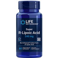 Super R-Lipoic Acid 240 mg, 60 Vegetarian Capsules, Life Extension