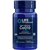 Super Ubiquinol CoQ10 50 mg with Enhanced Mitochondrial Support, 30 Softgels, Life Extension