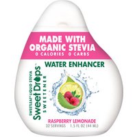SweetLeaf Stevia Sweet Drop Water Enhancer - Raspberry Lemonade, 1.5 oz, Wisdom Natural Brands