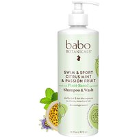 Swim & Sport Shampoo & Wash, Citrus Mint & Passion Fruit, 16 oz, Babo Botanicals
