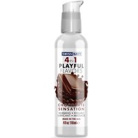 Swiss Navy 4 in 1 Playful Flavors Lubricant - Chocolate Sensation, 4 oz, MD Science Lab