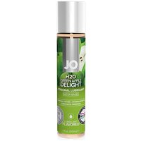 JO H2O Flavored Personal Lubricant, Water Based, Green Apple Delight, 1 oz, System JO