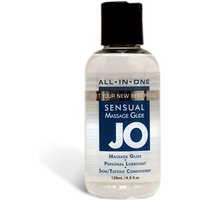 JO All-in-One Sensual Massage Glide, Unscented, 4.5 oz, System JO