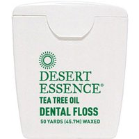 Tea Tree Oil Dental Floss, Waxed, 50 yd, Desert Essence