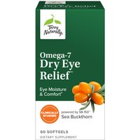 Terry Naturally Omega-7 Dry Eye Relief, 60 Softgels, EuroPharma