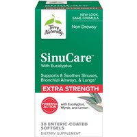 Terry Naturally SinuCare Extra Strength, Powerful Sinus Care, 30 Softgels, EuroPharma