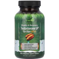 Testosterone UP for Men 60+, 60 Liquid Soft-Gels, Irwin Naturals