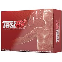 TestRX, Natural Testosterone Supplement, 120 Capsules, Leading Edge Health