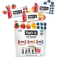 Thats it Mini Fruit Bars Variety Pack, 16.8 oz (24 Bars)