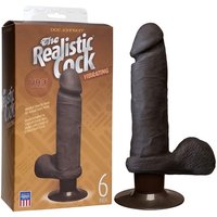 Clearance Sale 50% Off! The Realistic Cock Ur3 Vibrating 6 Inch - Black, Doc Johnson