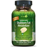 Thermo-Burn Stubborn Fat Metabolizer, 60 Liquid Soft-Gels, Irwin Naturals