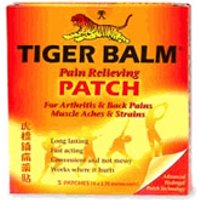 Tiger Balm Patch 8x4 Inch Large Size, 4 Patches, Tiger Balm