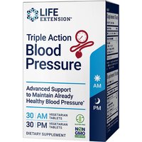 Triple Action Blood Pressure, 60 Vegetarian Tablets, Life Extension