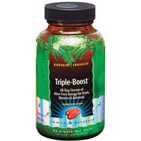 Triple Boost Caffeine-Free Energy, 75 Liquid Gel Caps, Irwin Naturals