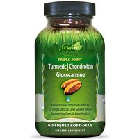 Triple-Joint Turmeric Chondroitin Glucosamine, 60 Liquid Soft-Gels, Irwin Naturals