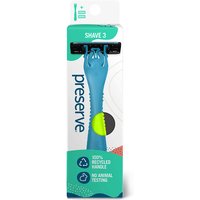 Shave 3 Razor System (Razor Handle & 2 Blades), 1 pc, Preserve