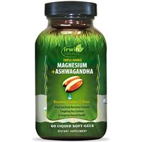 Triple-Source Magnesium + Ashwagandha, 60 Liquid Soft-Gels, Irwin Naturals