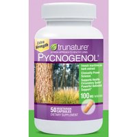 TruNature Pycnogenol Extra Strength 100 mg, 50 Vegetarian Capsules
