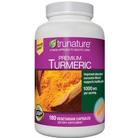 TruNature Premium Turmeric, 1000 mg Per Serving, 180 Vegetarian Capsules