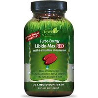 Turbo-Energy Libido-Max RED, 72 Liquid Soft-Gels, Irwin Naturals