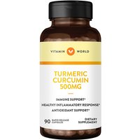 Turmeric Curcumin 500 mg, 90 Rapid Release Capsules, Vitamin World