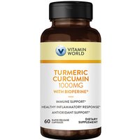 Turmeric Curcumin with Bioperine, 60 Rapid Release Capsules, Vitamin World
