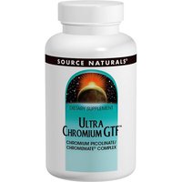 Ultra Chromium GTF 200 mcg, 120 Tablets, Source Naturals