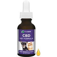CBD Vet Formula Dropper for Mini Breed Dog & Cat (Up to 12 lbs), 1 oz, Procana Laboratories
