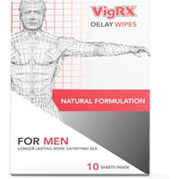 VigRX Delay Wipes For Men, 10 Sheets, Leading Edge Health