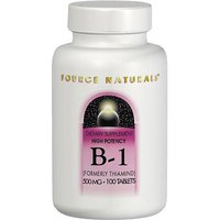 Vitamin B-1 Thiamin 100 mg, 250 Tablets, Source Naturals