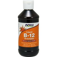 Vitamin B-12 B-Complex Liquid 8 oz, NOW Foods