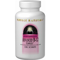 Vitamin B-12 (Vitamin B12) Advanced Methylcobalamin/ Adenosylcobalamin Folate Complex 60 tabs from Source Naturals