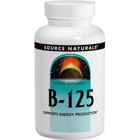 Vitamin B-125 B Complex Yeast Free, Value Size, 180 Tablets, Source Naturals