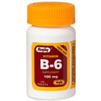Vitamin B-6 100 mg, 100 Tablets, Watson Rugby