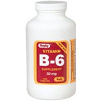 Vitamin B-6 50 mg, 1000 Tablets, Watson Rugby